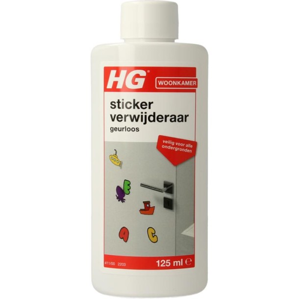 HG Stickerverwijderaar geurloos (125 Milliliter)