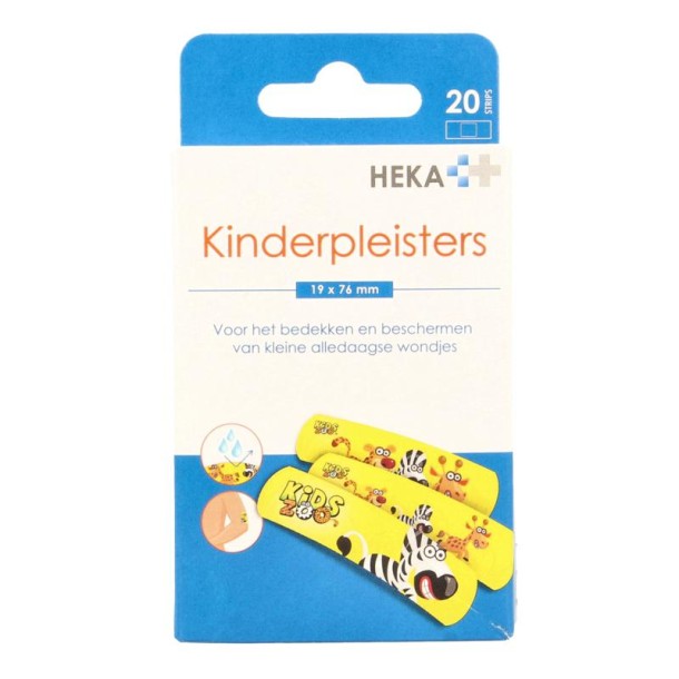 Heka Kinderpleister 19 x 76mm (20 Stuks)