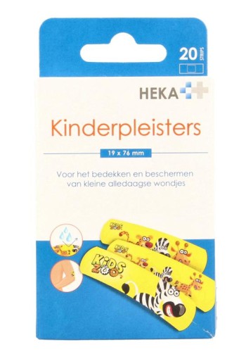 Heka Kinderpleister 19 x 76mm (20 Stuks)