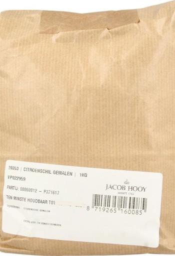 Jacob Hooy Citroenschil gemalen (1 Kilogram)