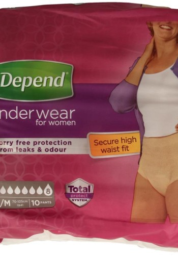 Depend Pants female super maat S/M (10 Stuks)