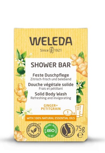 Weleda Shower bar ginger + petitgrain (75 Gram)