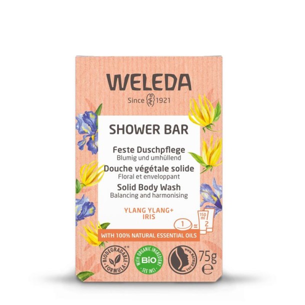 Weleda Shower bar ylang ylang + iris (75 Gram)