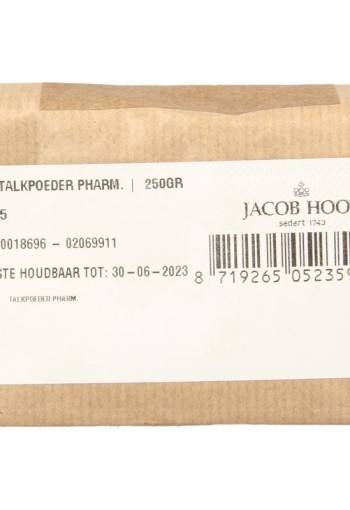 Jacob Hooy Talkpoeder/talcum Venetum (250 Gram)