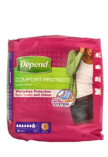 Depend Pants normal maat L (9 Stuks)