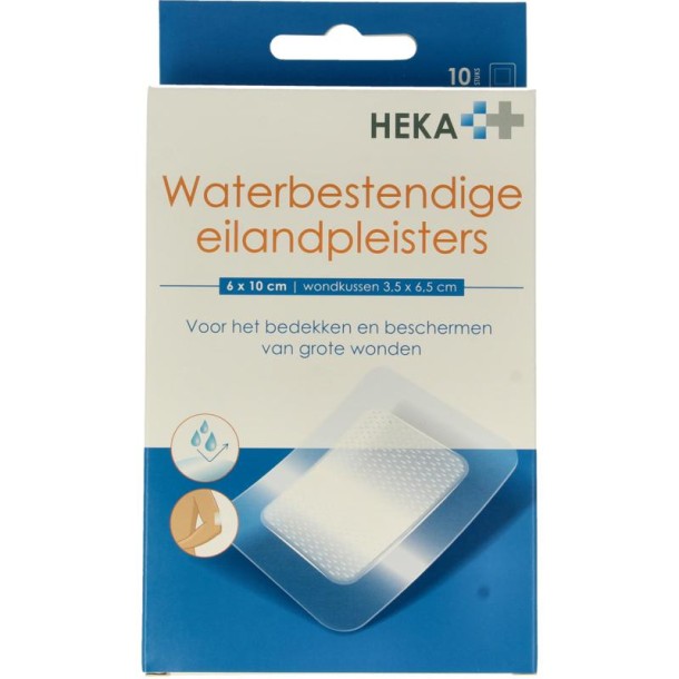 Heka Klein Hekaplast border 6cm x 10cm waterproof (10 Stuks)