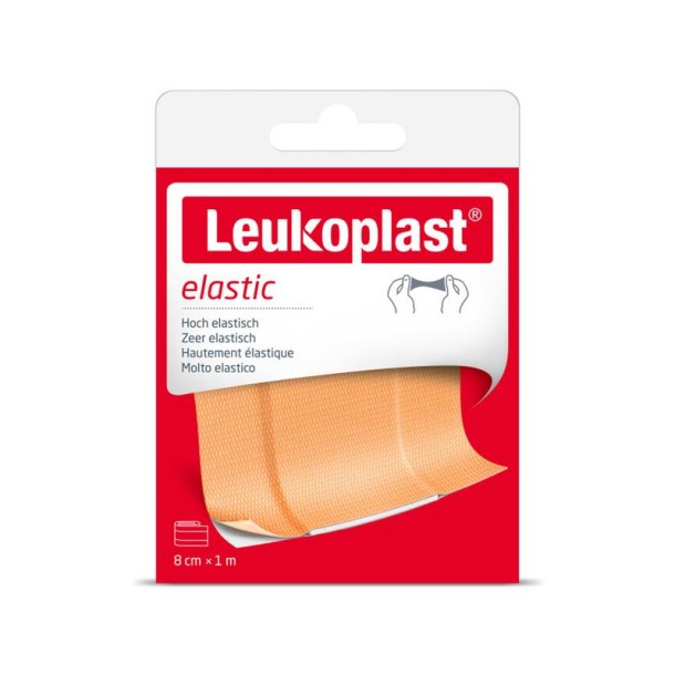 Leukoplast Pleister elastic 1m x 8cm (1 Rol)
