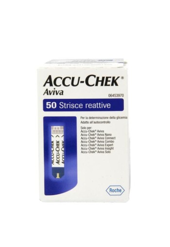 Accu Chek Aviva strip noncode (50 Stuks)