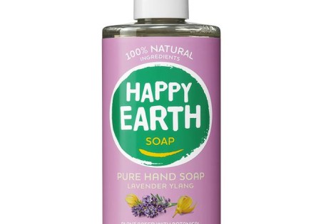Happy Earth Pure hand soap lavender ylang (300 Milliliter)