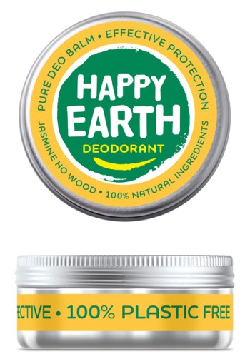 Happy Earth Deodorant balm jasmine ho wood (45 Gram)