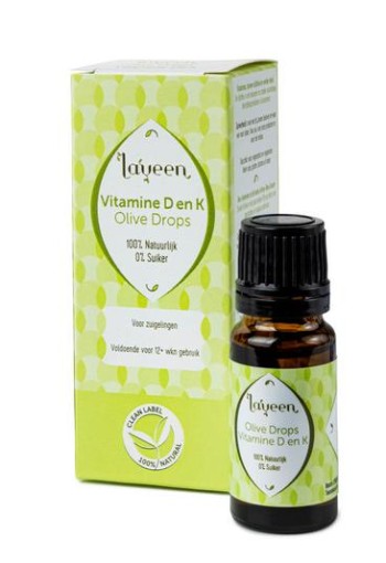 Laveen Olive drops vitamine D en K 10 Milliliter