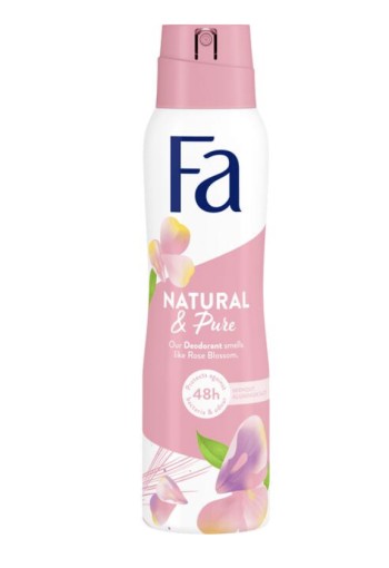 Fa Deospray Nat and pure Rose