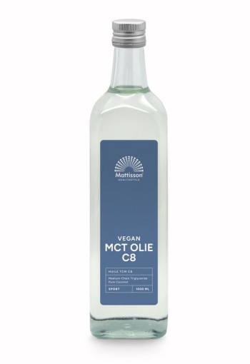 Mattisson MCT olie C8 - coconut pure - 99% caprylic acid (1 Liter)