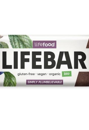 Lifefood Lifebar Inchoco pruimen bio raw (40 Gram)