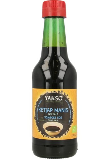 Yakso Ketjap zonder zout bio (250 Milliliter)