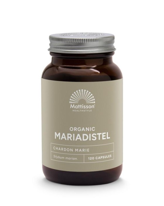 Mattisson Mariadistel 250mg organic bio (120 Vegetarische capsules)