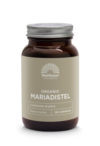 Mattisson Mariadistel 250mg organic bio (120 Vegetarische capsules)