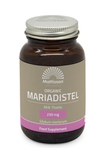 Mattisson Mariadistel 250mg organic bio (120 Vegetarische capsules)