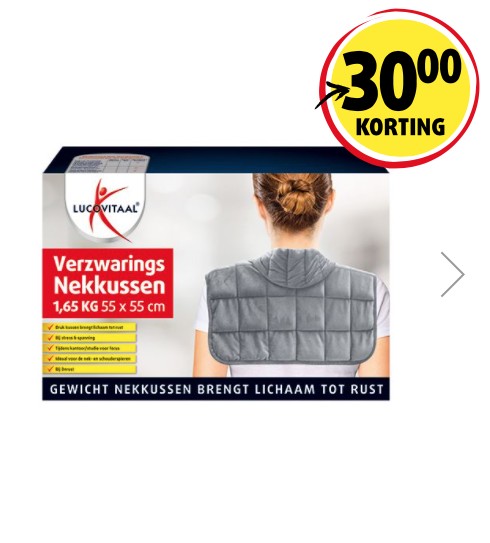 LUCOVITAAL Verzwaringsnekkussen 1 stuk. 