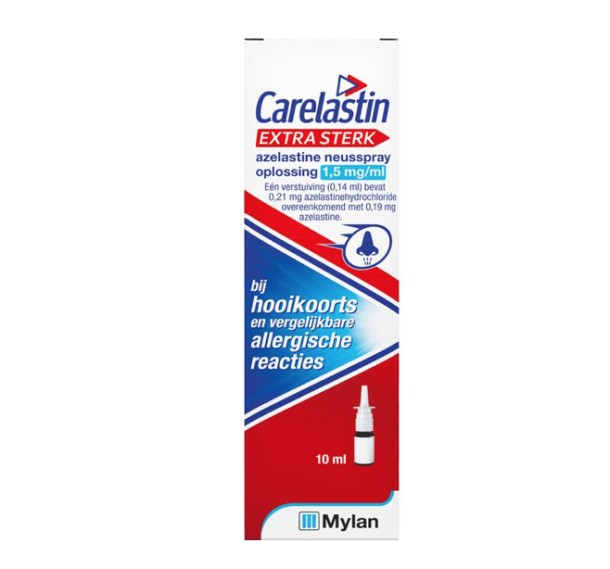 Carelastin Neusspray azelastine extra sterk (10 Milliliter)