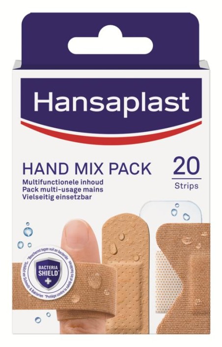 Hansaplast Hand mix pack pleisters (20 Stuks)