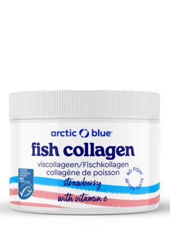 Arctic Blue Viscollageen poeder MSC aardbei (150 Gram)