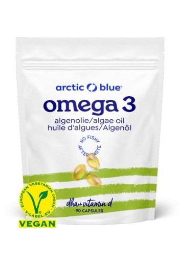 Arctic Blue Algenolie DHA met vitamine D (90 Softgels)