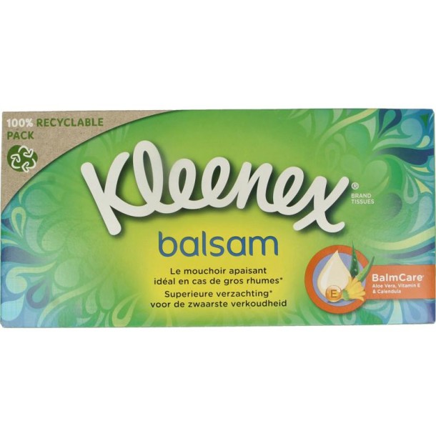 Kleenex Balsam tissue box (64 Stuks)