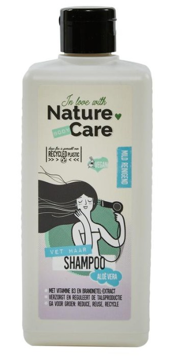 Nature Care Shampoo vet haar (500 Milliliter)