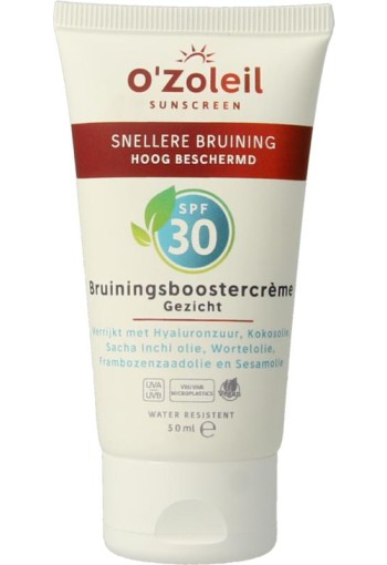 O'Zoleil Bruiningsboostercreme gezicht SPF30 (50 Milliliter)