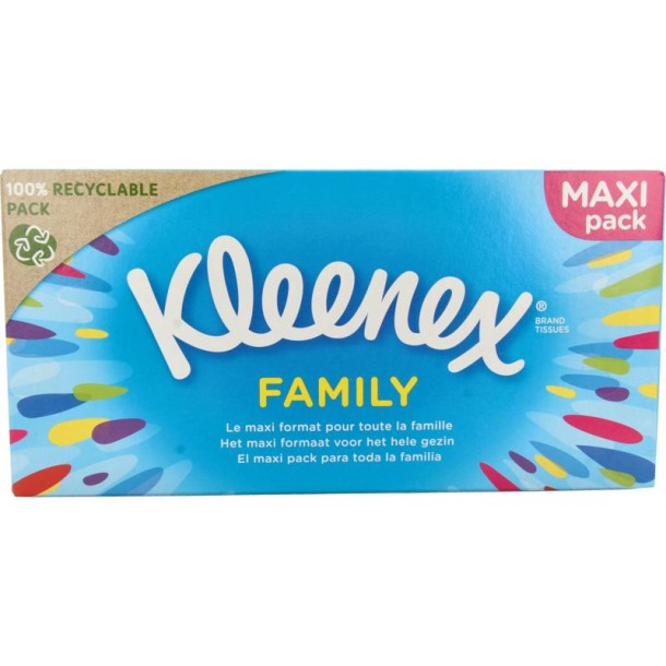 Kleenex Family maxi tissue (128 Stuks)