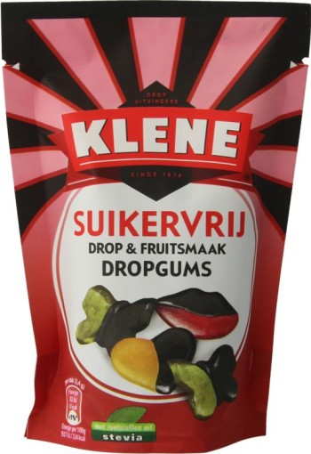 Klene Dropgums suikervrij (110 Gram)