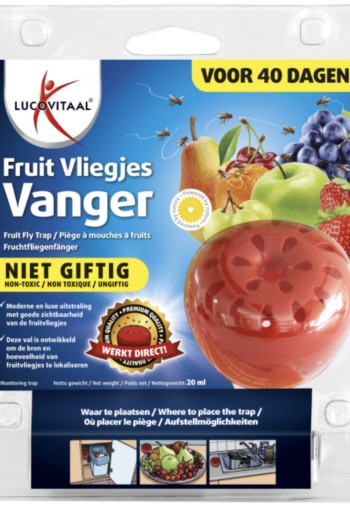 Lucovitaal Fruitvliegjes Vanger  2 stuksvoor € 10,00