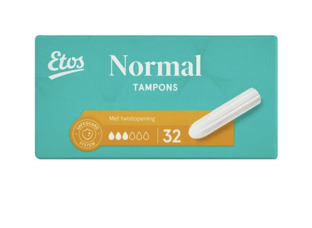Etos Tam­pons nor­maal 32 stuks