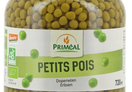 Primeal Doperwten bio (680 Gram)
