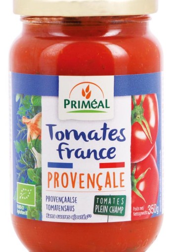 Primeal Tomatensaus provencaals uit Frankrijk bio (350 Gram)