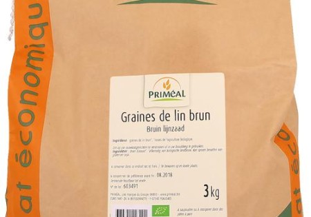 Primeal Lijnzaad bruin bio (3 Kilogram)