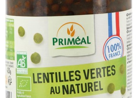 Primeal Groene linzen uit Frankrijk bio (660 Gram)
