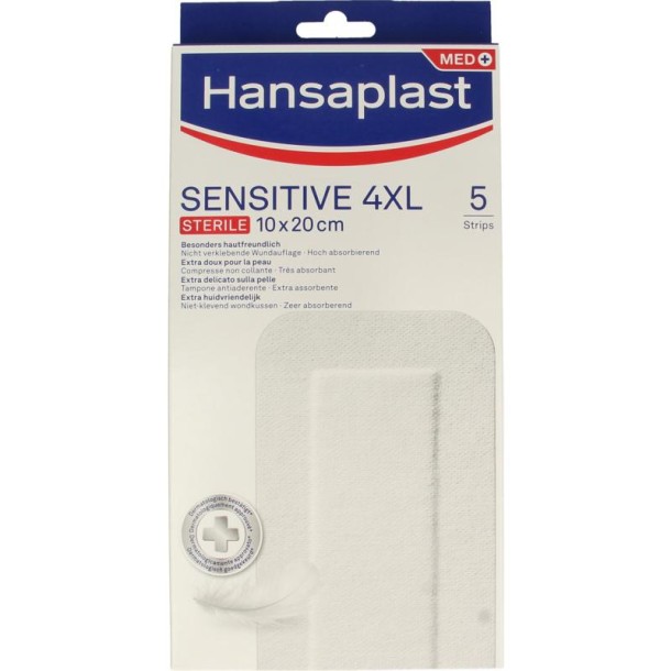 Hansaplast Pleisters sensitive 4XL (5 Stuks)