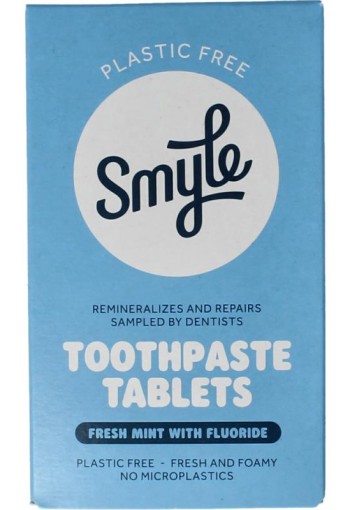 Smyle Tandpasta tabletten met fluoride navul (63 Stuks)