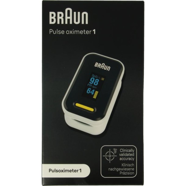 Braun Pulse oximeter (1 Stuks)