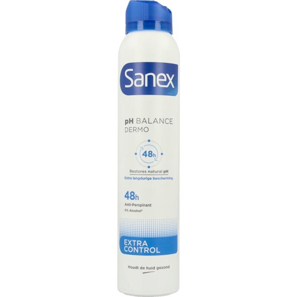 Sanex Deodorant dermo extra control spray (200 Milliliter)