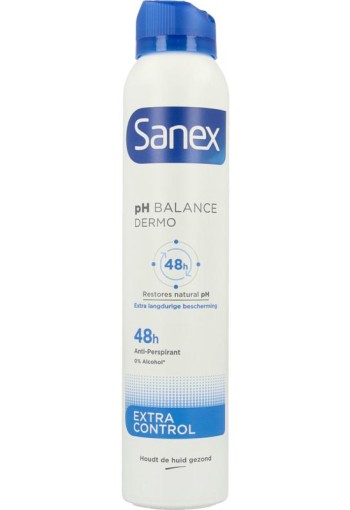 Sanex Deodorant dermo extra control spray (200 Milliliter)