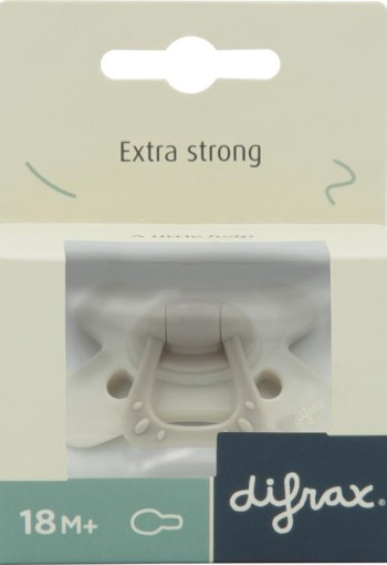 Difrax Fopspeen natural 18 maanden animal assorti (1 Stuks)