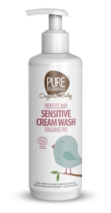 Pure Beginnings Probiotic baby sensitive cream wash (250 Milliliter)