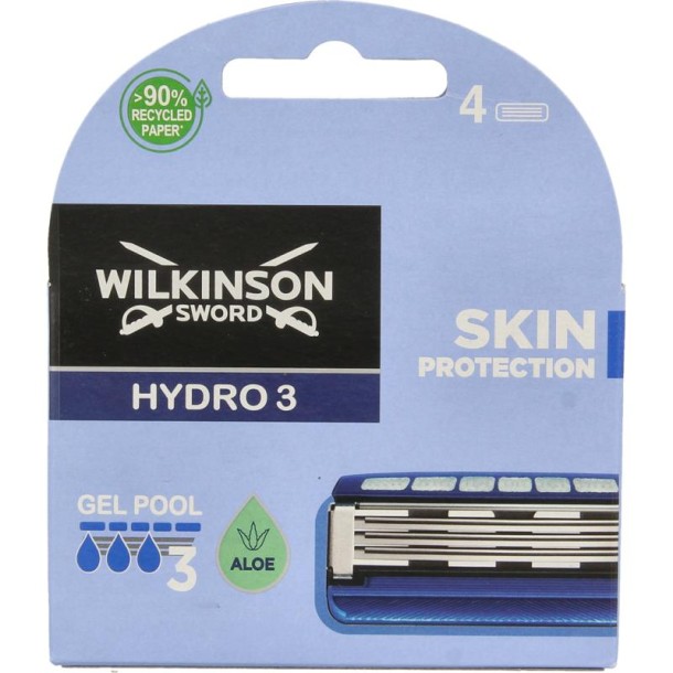 Wilkinson Hydro 3 skin protect mesjes (4 Stuks)