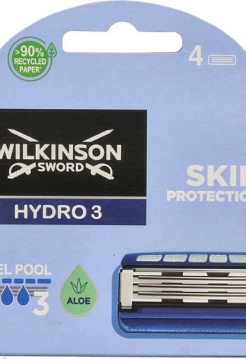 Wilkinson Hydro 3 skin protect mesjes (4 Stuks)