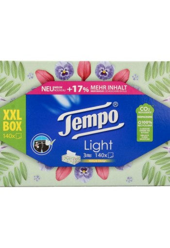 Tempo Tissue box XXL 3-laags (140 Stuks)