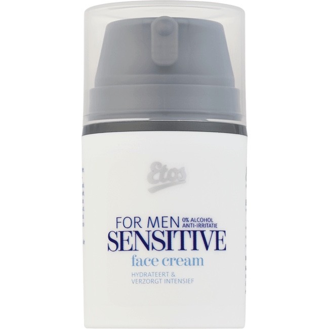 avontuur spons Correct Etos Face Cream Sensitive for men 50 ml