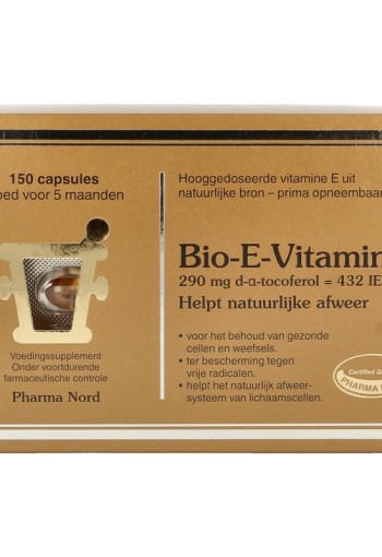 Pharma Nord Bio E vitamine (150 Capsules)
